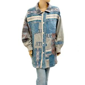 Free People
Size:S
Color: Grey & Blue